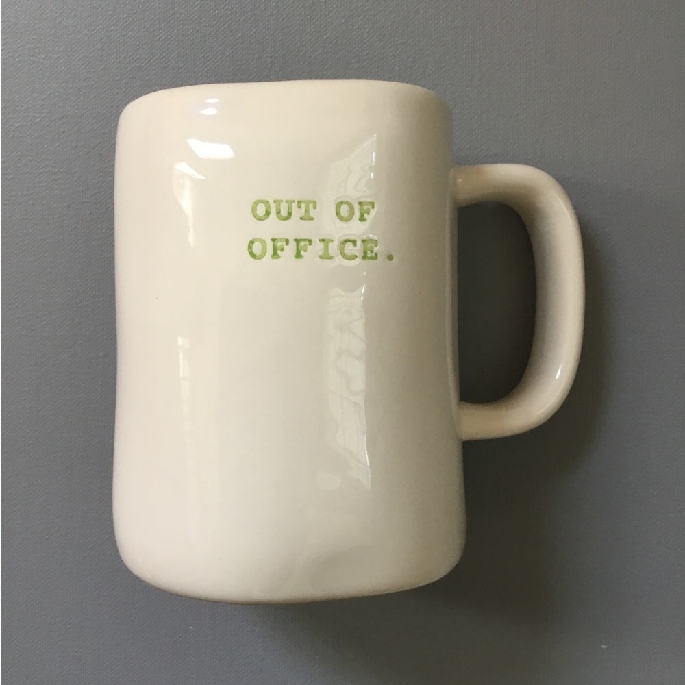 Rae Dunn Out Of Office Mug Cup